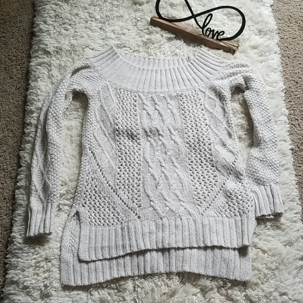Aerie long sleeve off the shoulder sweater